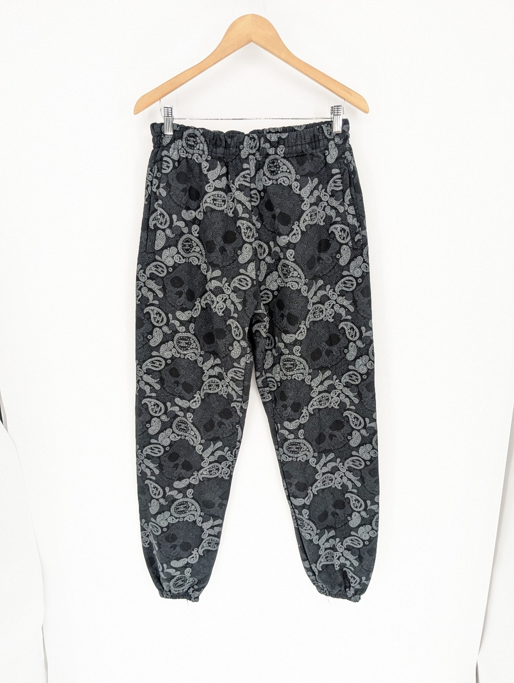 A$$holes Live Forever Skull Paisley Joggers Size Large Streetwear Unisex
